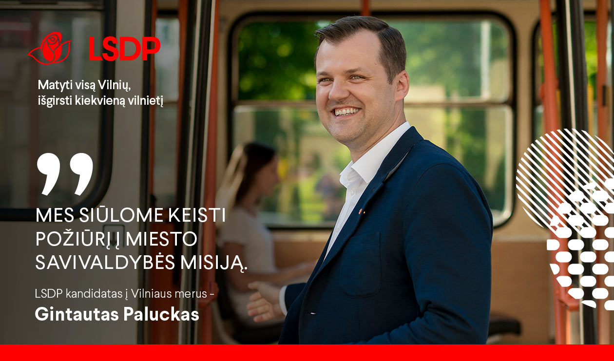Gintautas Paluckas - kandidatuoja į Vilniaus merus 2019